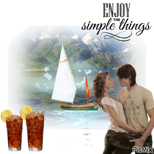 Enjoy The Simple Things - png gratuito