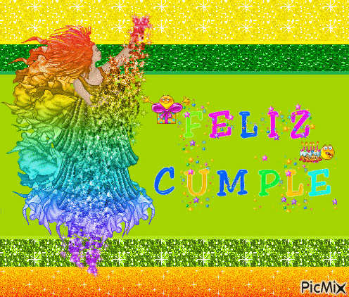 Feliz Cumple - Бесплатный анимированный гифка