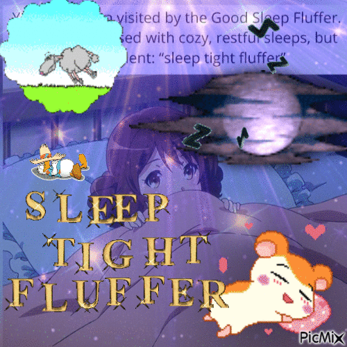 sleep tight fluffer - Ilmainen animoitu GIF