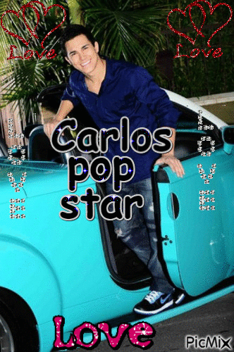 Carlos popstar - Bezmaksas animēts GIF