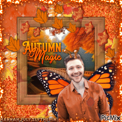 {♦}Autumn Magic with Sterling Knight{♦} - Free animated GIF