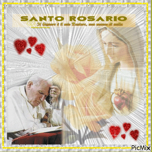 santo Rosario - Бесплатный анимированный гифка