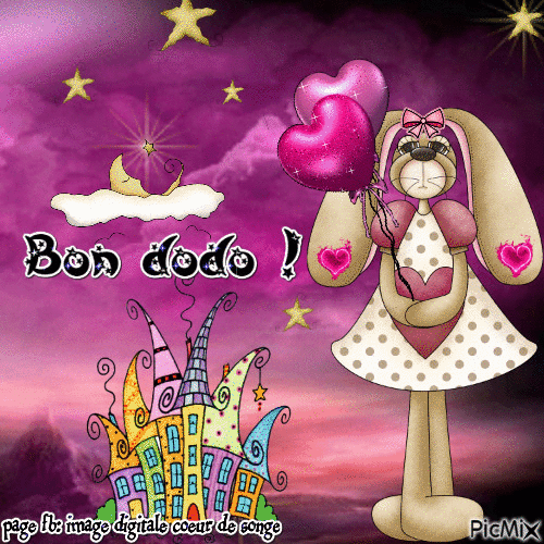 bon dodo ! - Бесплатный анимированный гифка