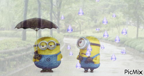 il pleut - Bezmaksas animēts GIF