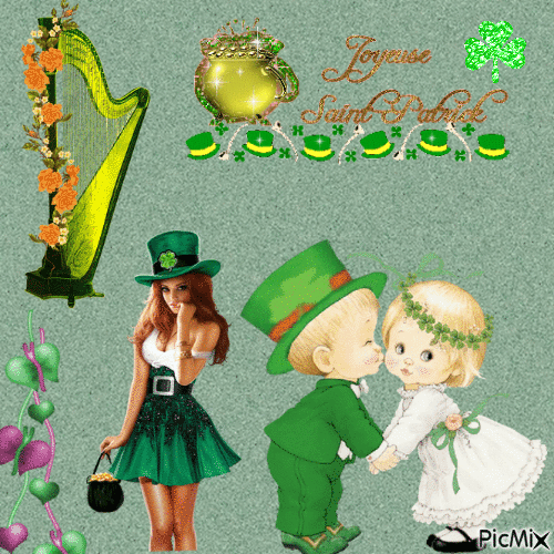 Joyeuse St Patrick 2021 - 無料のアニメーション GIF