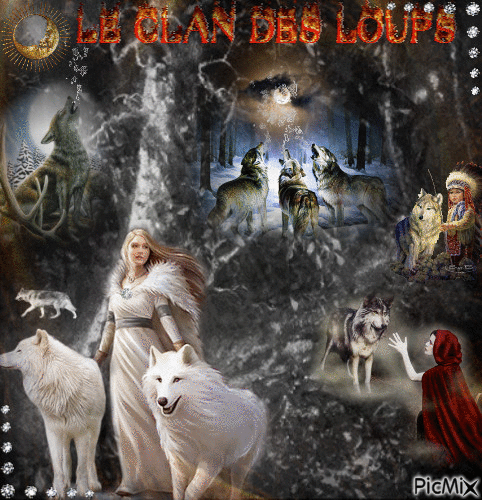 LE CLAN DES LOUPS - Free animated GIF