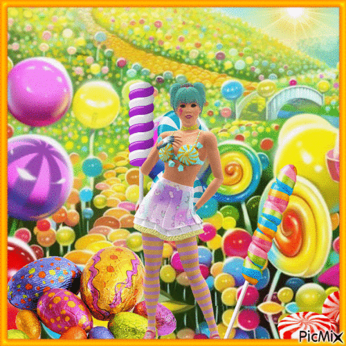 CANDY LADY - Free animated GIF