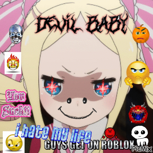 Devil baby beatrice - GIF animé gratuit