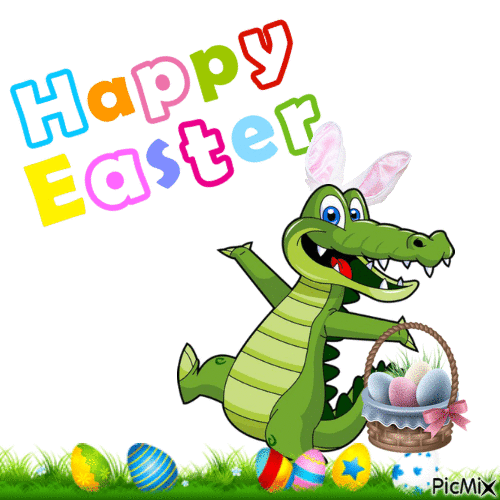 Snappy Easter 2024 - GIF animasi gratis
