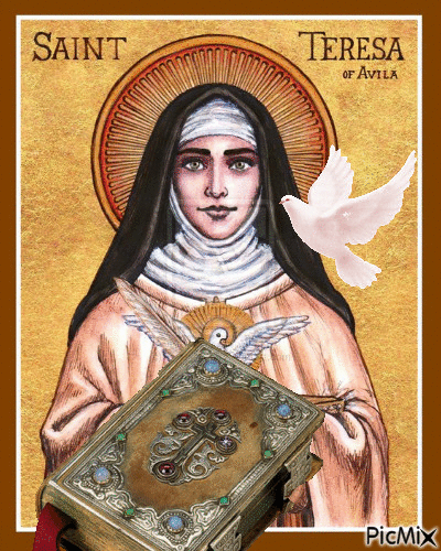 Santa Teresa de Jesús - Animovaný GIF zadarmo