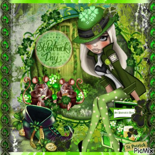 St Patrick's day - Бесплатный анимированный гифка