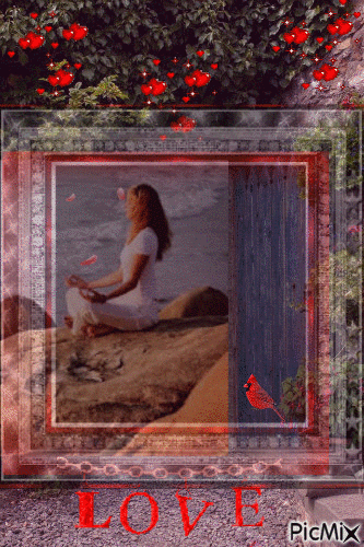 Peace within - GIF animate gratis