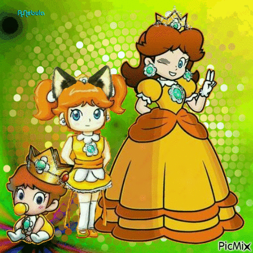 Princess Daisy - Δωρεάν κινούμενο GIF
