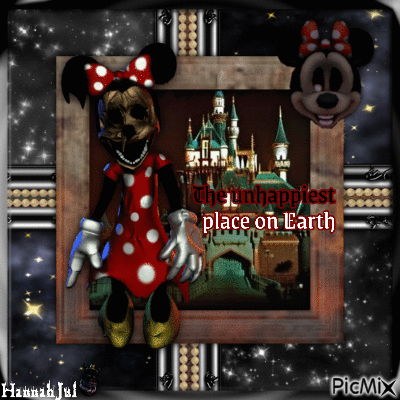 [#]Minnie Mouse - The unhappiest place on Earth[#] - GIF animé gratuit