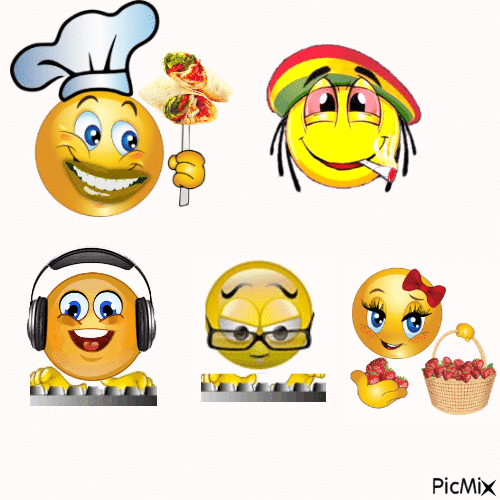 emoji family - Gratis animeret GIF