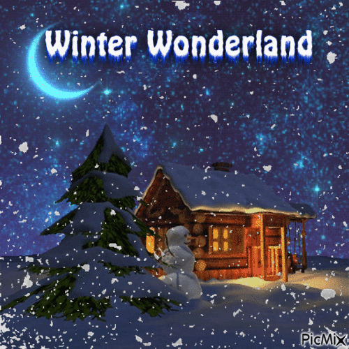 Winter wonderland - Besplatni animirani GIF