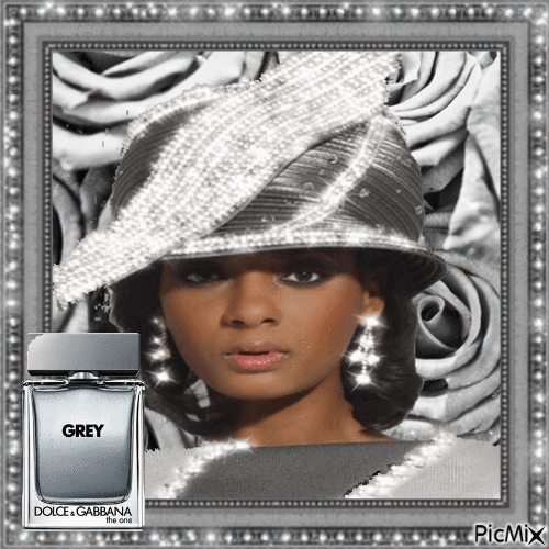 Grey Woman with Grey Perfume - Δωρεάν κινούμενο GIF