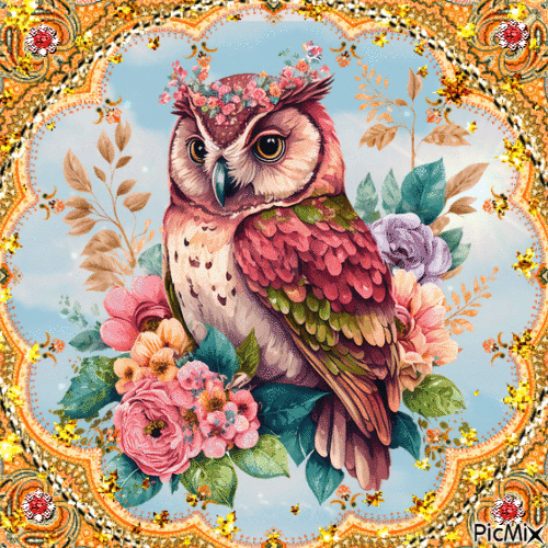 Owl. - Free animated GIF
