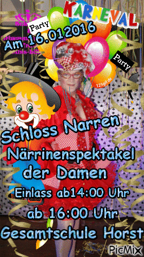 Alle infos unter http://www.schloss-narren.de/events.htm - Бесплатный анимированный гифка