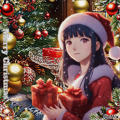 Weihnachten - Manga - GIF animado gratis
