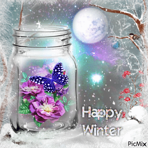 Happy Winter-contest - Бесплатный анимированный гифка