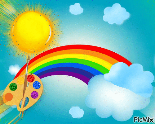 Rainbow - Gratis animeret GIF