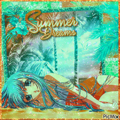 Summer Dreams - Animovaný GIF zadarmo