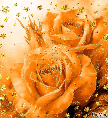 sárga rózsa - Gratis geanimeerde GIF