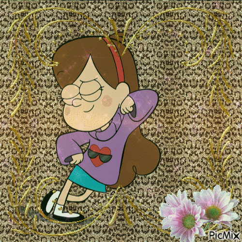 Gravity Falls - Mabel ♥ - Nemokamas animacinis gif
