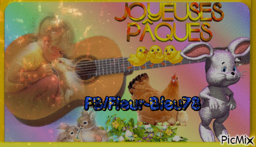 joyeuses paques - Δωρεάν κινούμενο GIF