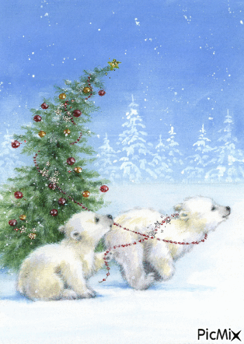 Christmas card - Ingyenes animált GIF