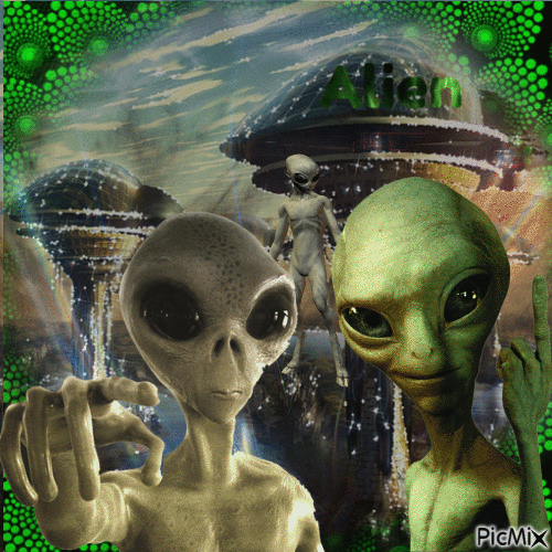 Alien - Бесплатный анимированный гифка