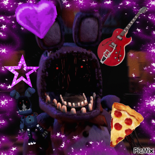 Withered Bonnie - Free animated GIF
