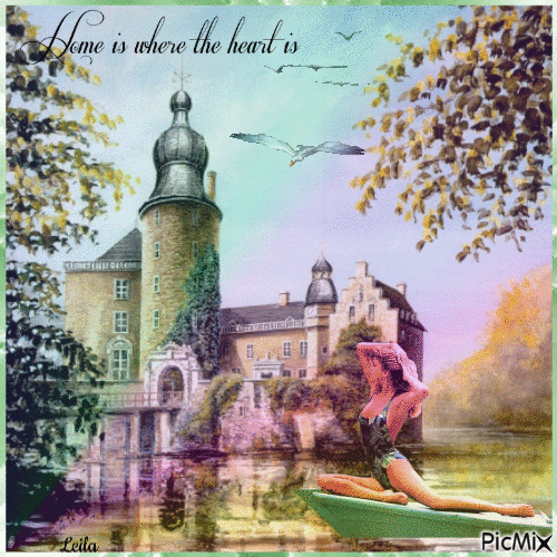 Castle. Home is where the heart is... - 免费动画 GIF