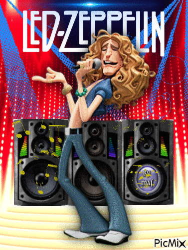 Led Zeppelin - GIF animado gratis