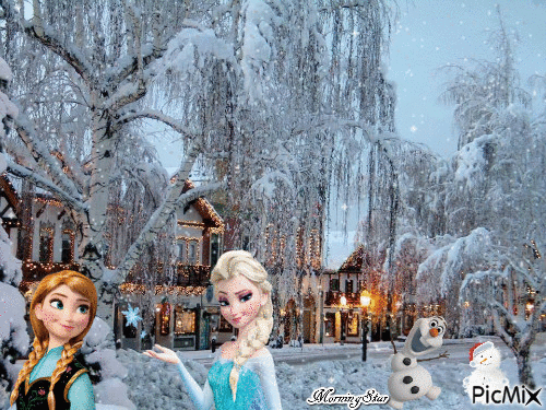 Frozen Flurry Fun - Бесплатни анимирани ГИФ