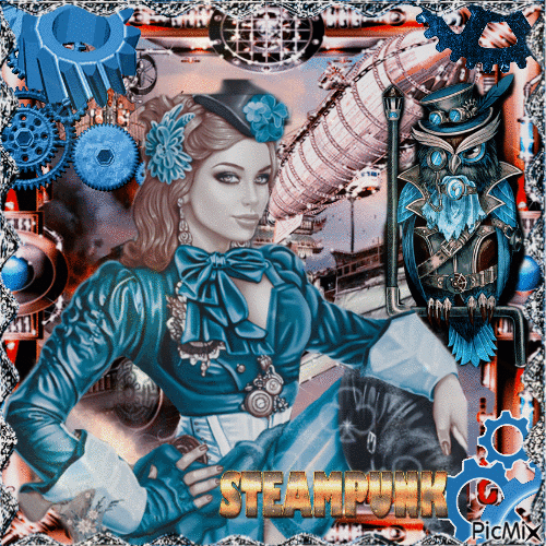 Steampunk Frau - Δωρεάν κινούμενο GIF