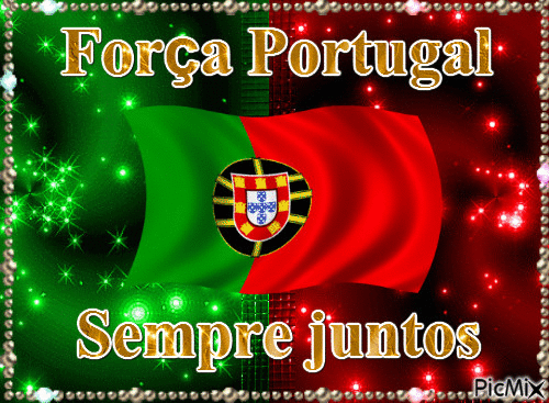 Força Portugal - Бесплатный анимированный гифка