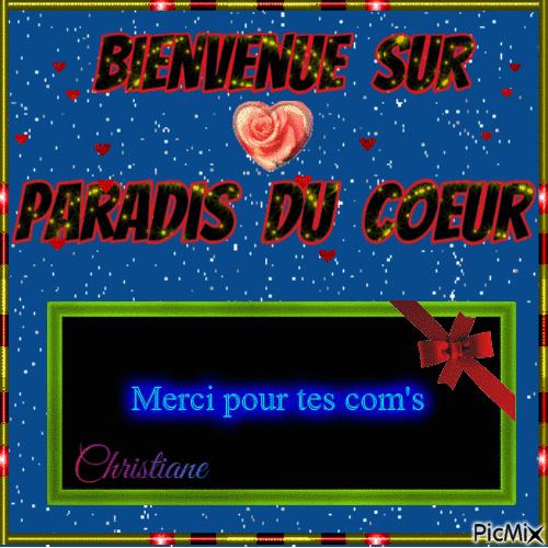 Bienvenue sur Paradis du Coeur - Бесплатни анимирани ГИФ