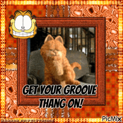 (--)Garfield - Get your Groove Thang on!(--) - GIF เคลื่อนไหวฟรี