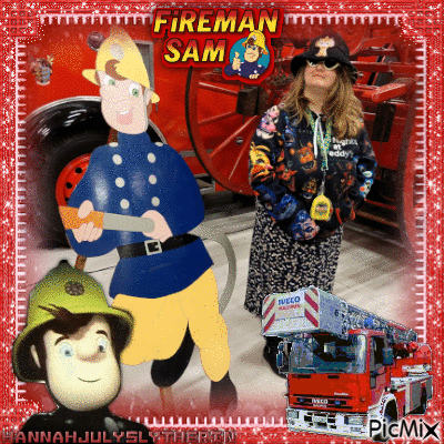 {{Me and Fireman Sam}} - Gratis animeret GIF
