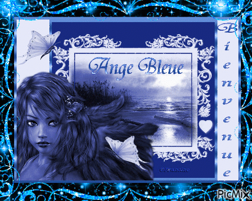 Ange Bleue ♥♥♥ - Ingyenes animált GIF