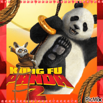 kung fu panda  2 - Bezmaksas animēts GIF