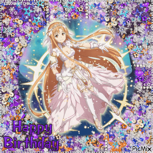 Happy Birthday, Heather/asuna.yuuki! - GIF animé gratuit