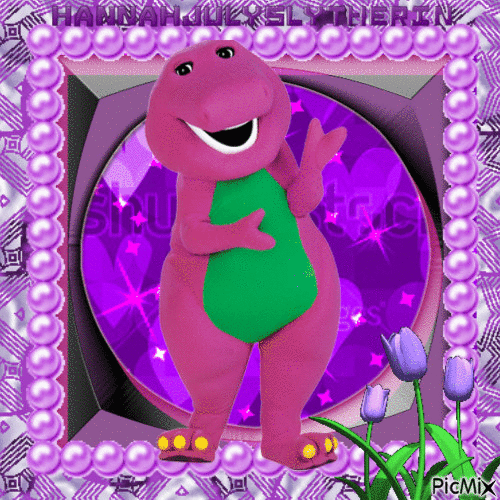 Barney the Dinosaur - GIF animado gratis