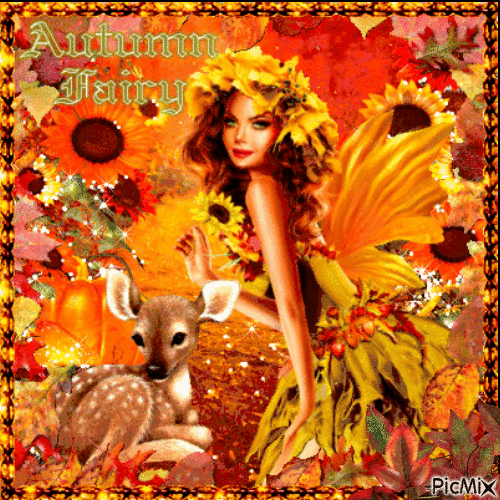 Redhead autumn fairy