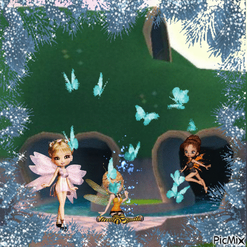 Fairy garden ^^ - GIF animé gratuit