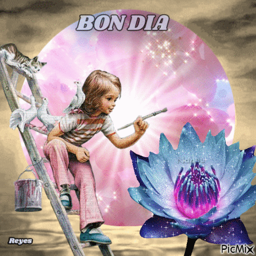 Bon dia - Бесплатный анимированный гифка