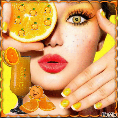 cocktail de jus d'orange - Ilmainen animoitu GIF