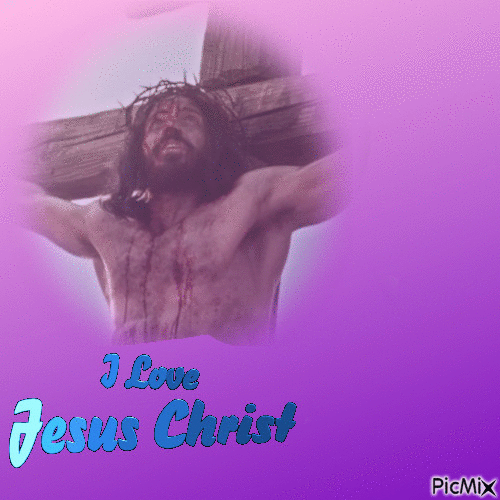I love Jesus - GIF animado grátis